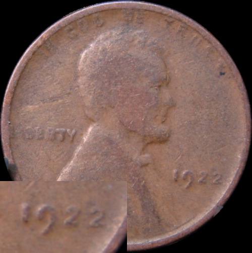 1922 No D Lincoln Cent